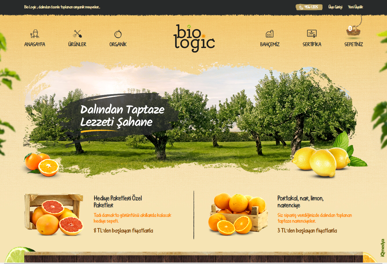 Biologic web site tasar�m�